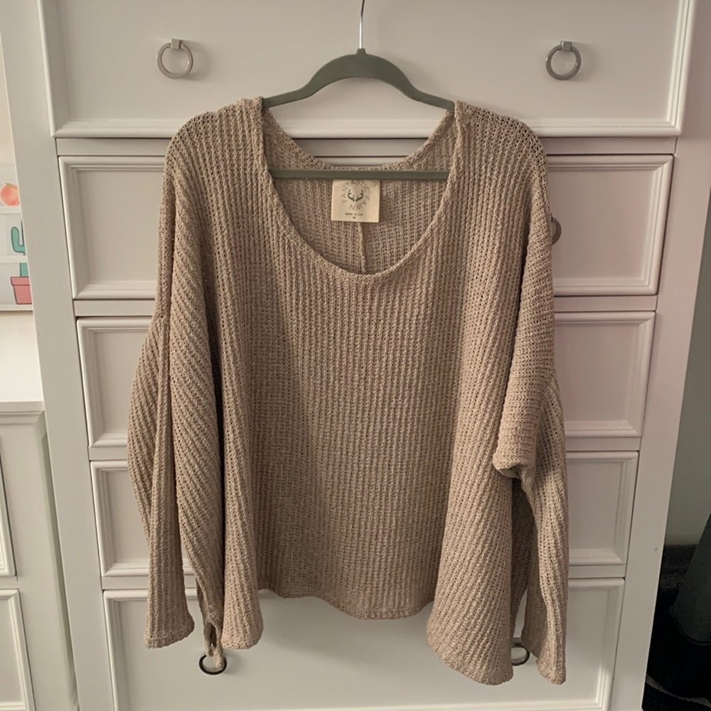 Fantastic Fawn Lightweight Off Shoulder Sweater